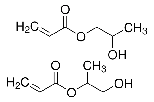 Hydroxypropyl acrylate, mixture of isomers contains 200&#160;ppm hydroquinone monomethyl ether as inhibitor, 95%
