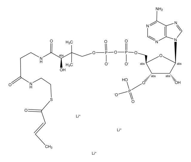 Crotonoyl coenzyme&#160;A trilithium salt ~90% (HPLC)