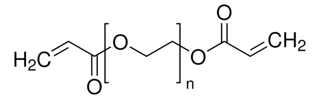 Poly(ethylene glycol) diacrylate average Mn 2,000, contains &#8804;1500&#160;ppm MEHQ as inhibitor (may contain)