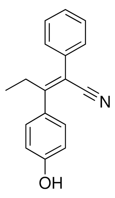 (2Z)-3-(4-hydroxyphenyl)-2-phenyl-2-pentenenitrile AldrichCPR