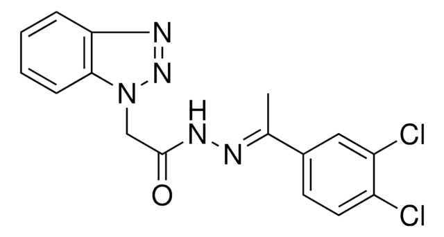 2(1H-1,2,3-BENZOTRIAZOL-1-YL)N'-(1-(3,4-DICHLOROPHENYL)ETHYLIDENE)ACETOHYDRAZIDE AldrichCPR
