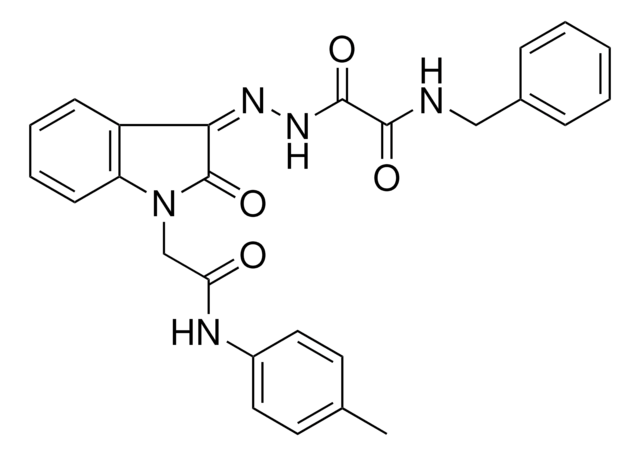 2-(3-(BENZYLAMINOOXALYL-HYDRAZONO)-2-OXO-2,3-2H-INDOL-1-YL)-N-P-TOLYL-ACETAMIDE AldrichCPR