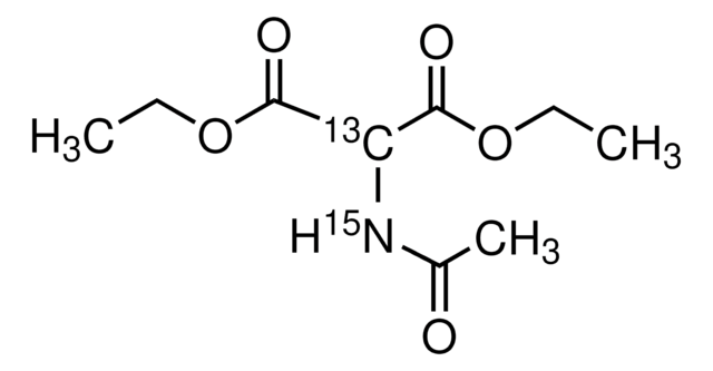 Diethyl acetamidomalonate-2-13C,15N 98 atom % 15N, 99 atom % 13C, 98% (CP)