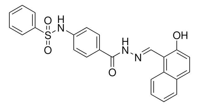 N-(4-((2-((2-HO-1-NAPHTHYL)METHYLENE)HYDRAZINO)CARBONYL)PH)BENZENESULFONAMIDE AldrichCPR