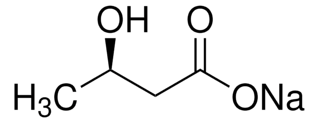 (R)-(&#8722;)-3-Hydroxybutyric acid sodium salt optical purity ee: 99% (GLC)