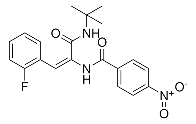 N-(1-TERT-BUTYLCARBAMOYL-2-(2-FLUORO-PHENYL)-VINYL)-4-NITRO-BENZAMIDE AldrichCPR