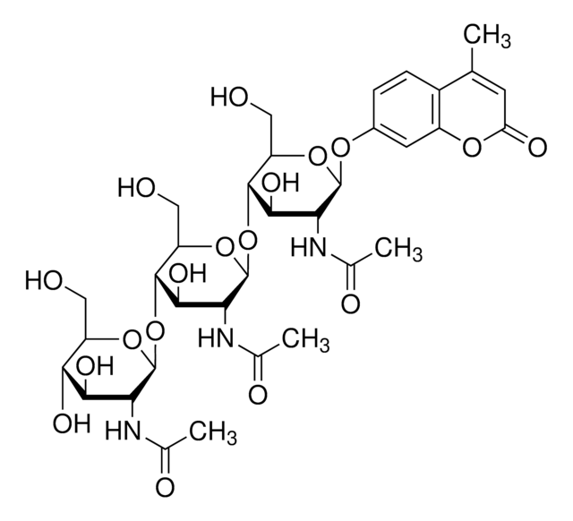 4-甲基伞形酮&#946;-D-N,N',N''-三乙酰壳三糖苷 fluorogenic glycanase substrate