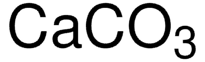 CaCO3 Calcium carbonate symbol