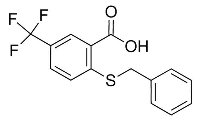 2-(benzylsulfanyl)-5-(trifluoromethyl)benzoic acid AldrichCPR