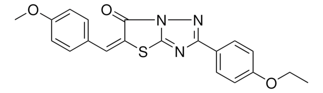 (5E)-2-(4-ETHOXYPHENYL)-5-(4-METHOXYBENZYLIDENE)[1,3]THIAZOLO[3,2-B][1,2,4]TRIAZOL-6(5H)-ONE AldrichCPR