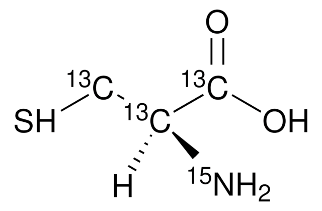 L-半胱氨酸-13C3,15N &#8805;99 atom %, &#8805;98% (CP)