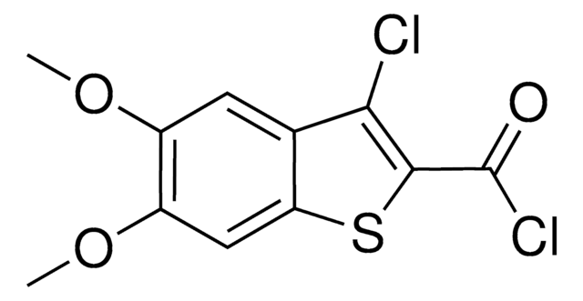 3-chloro-5,6-dimethoxy-1-benzothiophene-2-carbonyl chloride AldrichCPR