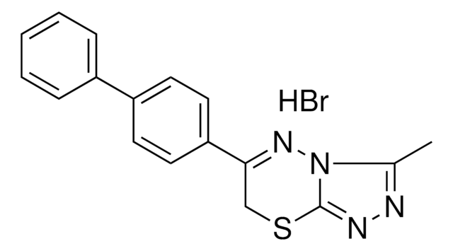 6-(1,1'-BIPHENYL)-4-YL-3-ME-7H-(1,2,4)TRIAZOLO(3,4-B)(1,3,4)THIADIAZINE HBR AldrichCPR