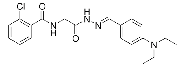 2-CHLORO-N-(2-(2-(4-(DIETHYLAMINO)BENZYLIDENE)HYDRAZINO)-2-OXOETHYL)BENZAMIDE AldrichCPR