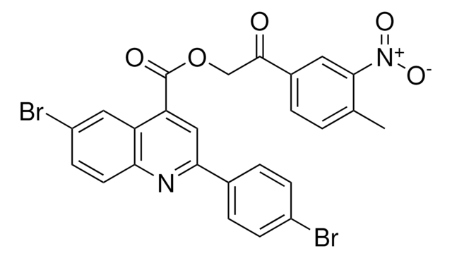 2-(4-ME-3-NITROPHENYL)-2-OXOETHYL 6-BR-2-(4-BROMOPHENYL)-4-QUINOLINECARBOXYLATE AldrichCPR