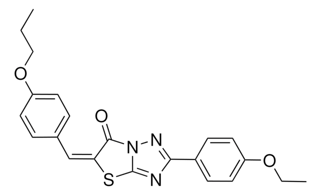 (5E)-2-(4-ETHOXYPHENYL)-5-(4-PROPOXYBENZYLIDENE)[1,3]THIAZOLO[3,2-B][1,2,4]TRIAZOL-6(5H)-ONE AldrichCPR