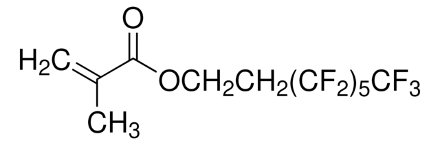 3,3,4,4,5,5,6,6,7,7,8,8,8-Tridecafluorooctyl methacrylate contains &#8804;150&#160;ppm MEHQ as stabilizer