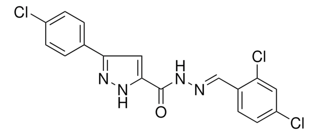 5-(4-CL-PH)-2H-PYRAZOLE-3-CARBOXYLIC ACID (2,4-DICHLORO-BENZYLIDENE)-HYDRAZIDE AldrichCPR