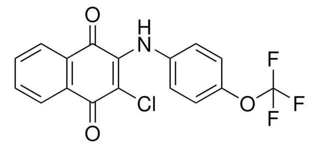 2-CHLORO-3-(4-(TRIFLUOROMETHOXY)ANILINO)NAPHTHOQUINONE AldrichCPR
