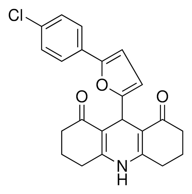 9-(5-(4-CHLOROPHENYL)-2-FURYL)-3,4,6,7,9,10-HEXAHYDRO-1,8(2H,5H)-ACRIDINEDIONE AldrichCPR