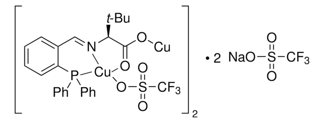 {2-[(2-二苯基膦)亚苄基氨基]-3,3-二甲基丁酸亚铜,三氟甲磺酸钠}络合物&#65292;二聚体 98%