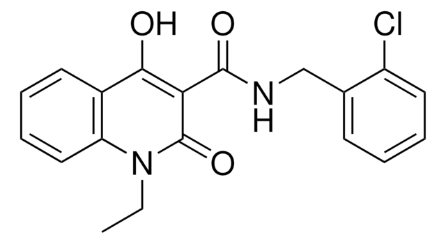 N-(2-CHLOROBENZYL)-1-ETHYL-4-HYDROXY-2-OXO-1,2-DIHYDRO-3-QUINOLINECARBOXAMIDE AldrichCPR