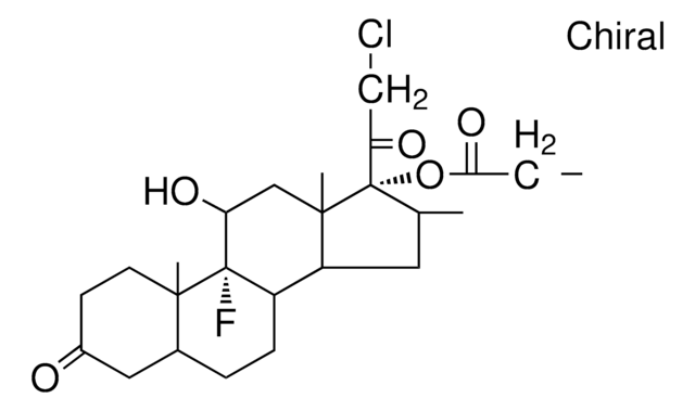 21-chloro-9-fluoro-11-hydroxy-16-methyl-3,20-dioxopregnan-17-yl propionate AldrichCPR