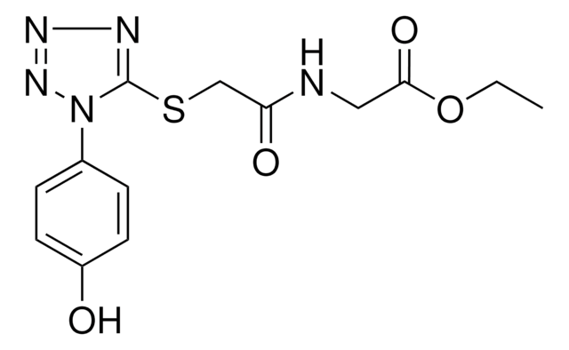 (2-(1-(4-HO-PH)-1H-TETRAZOL-5-YLSULFANYL)-ACETYLAMINO)-ACETIC ACID ETHYL ESTER AldrichCPR