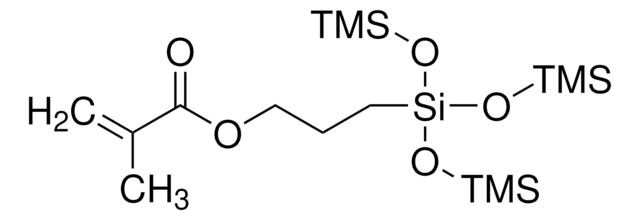 3-[三（三甲基硅氧基）硅烷基] 甲基丙烯酸丙酯 contains MEHQ + HQ as stabilizer, 98%