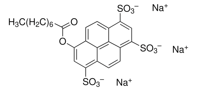 8-Octanoyloxypyrene-1,3,6-trisulfonic acid trisodium salt suitable for fluorescence, &#8805;90% (HPCE)
