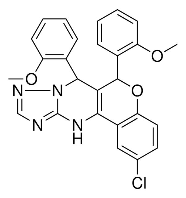 2-CHLORO-6,7-BIS(2-METHOXYPHENYL)-7,12-DIHYDRO-6H-CHROMENO[4,3-D][1,2,4]TRIAZOLO[1,5-A]PYRIMIDINE AldrichCPR