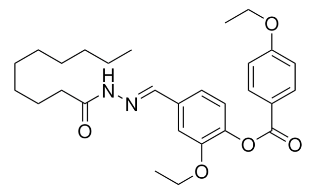 4-(2-DECANOYLCARBOHYDRAZONOYL)-2-ETHOXYPHENYL 4-ETHOXYBENZOATE AldrichCPR