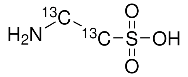 Taurine-13C2 &#8805;99 atom % 13C, &#8805;98% (CP)