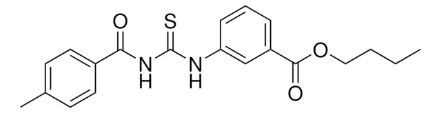 BUTYL 3-((((4-METHYLBENZOYL)AMINO)CARBOTHIOYL)AMINO)BENZOATE AldrichCPR