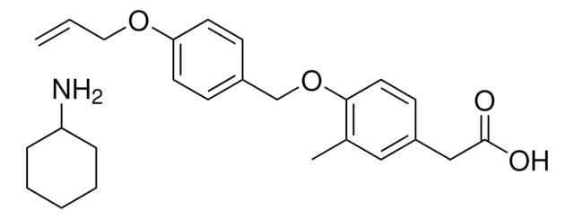 (4-((4-(ALLYLOXY)BENZYL)OXY)-3-METHYLPHENYL)ACETIC ACID, CYCLOHEXYLAMINE SALT AldrichCPR