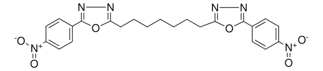 2-(4-NITROPHENYL)-5-{7-[5-(4-NITROPHENYL)-1,3,4-OXADIAZOL-2-YL]HEPTYL}-1,3,4-OXADIAZOLE AldrichCPR