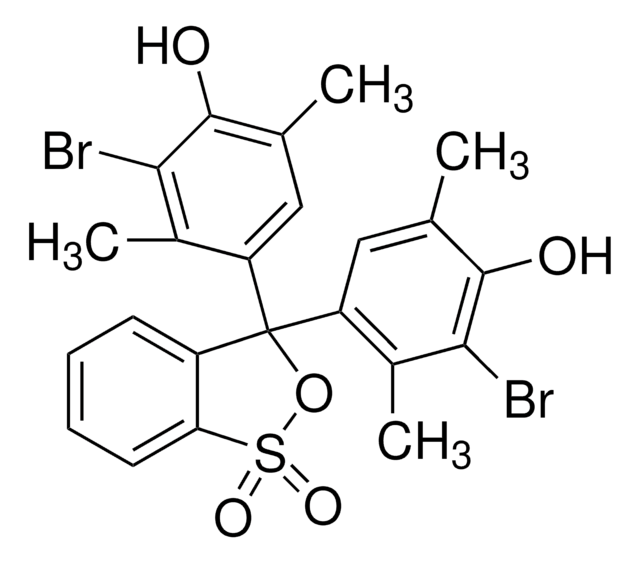 Bromoxylenol Blue indicator grade, Dye content 95&#160;%