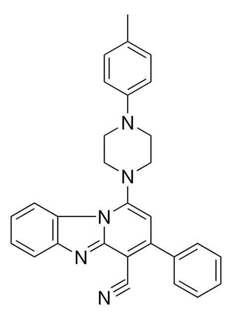 1-(4-(4-ME-PH)-1-PIPERAZINYL)-3-PHENYLPYRIDO(1,2-A)BENZIMIDAZOLE-4-CARBONITRILE AldrichCPR