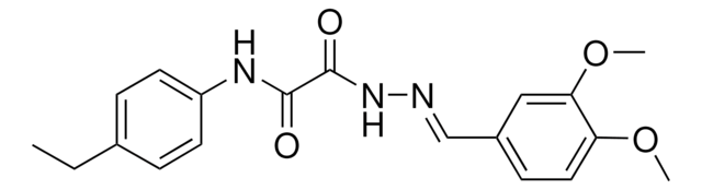 2-(2-(3,4-DIMETHOXYBENZYLIDENE)HYDRAZINO)-N-(4-ETHYLPHENYL)-2-OXOACETAMIDE AldrichCPR
