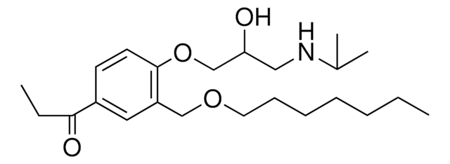 1-(3-HEPTYLOXYMETHYL-4-(2-HYDROXY-3-ISOPROPYLAMINO-PROPOXY)-PHENYL)-PROPAN-1-ONE AldrichCPR