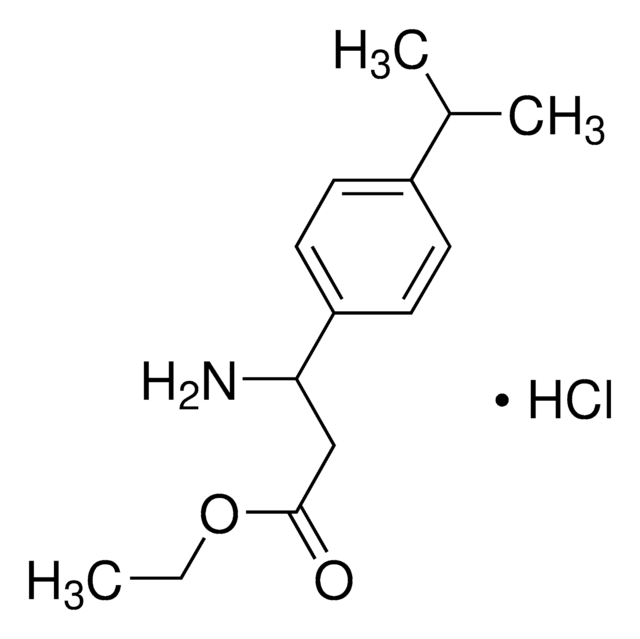 Ethyl 3-amino-3-(4-isopropylphenyl)propanoate hydrochloride AldrichCPR