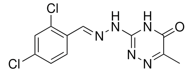3-(N'-(2,4-DICHLORO-BENZYLIDENE)-HYDRAZINO)-6-METHYL-4H-(1,2,4)TRIAZIN-5-ONE AldrichCPR