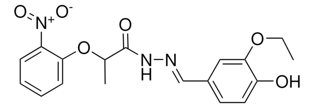 N'-(3-ETHOXY-4-HYDROXYBENZYLIDENE)-2-(2-NITROPHENOXY)PROPANOHYDRAZIDE AldrichCPR