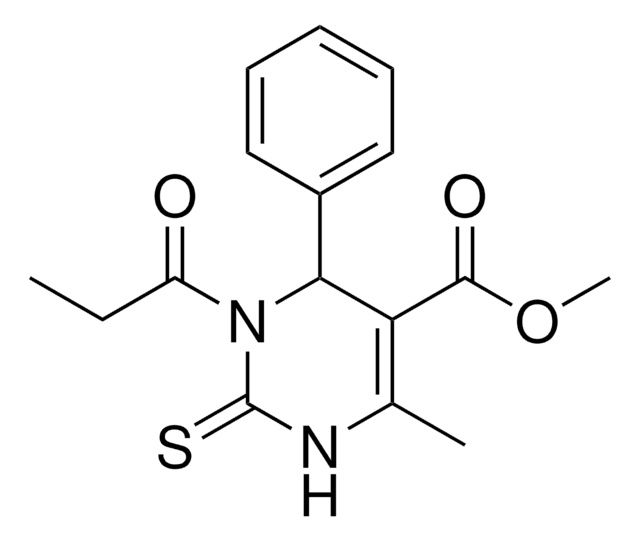 6-ME-4-PH-3-PROPIONYL-2-THIOXO-1,2,3,4-4H-PYRIMIDINE-5-CARBOXYLIC ACID ME ESTER AldrichCPR