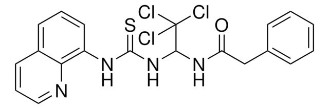2-PH-N-(2,2,2-TRICHLORO-1-(((8-QUINOLINYLAMINO)CARBOTHIOYL)AMINO)ETHYL)ACETAMIDE AldrichCPR