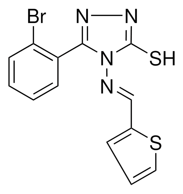 5-(2-BROMOPHENYL)-4-((2-THIENYLMETHYLENE)AMINO)-4H-1,2,4-TRIAZOLE-3-THIOL AldrichCPR
