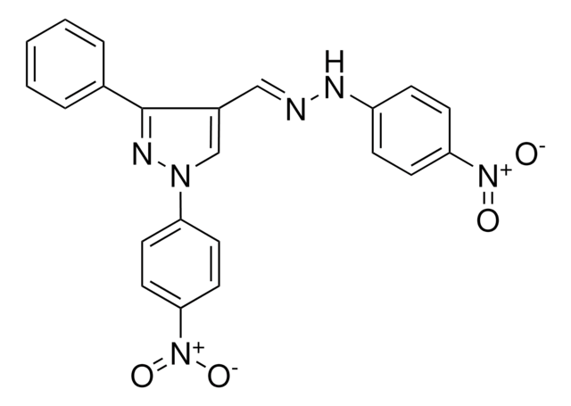 1-(4-NITROPHENYL)-3-PHENYL-1H-PYRAZOLE-4-CARBALDEHYDE (4-NITROPHENYL)HYDRAZONE AldrichCPR