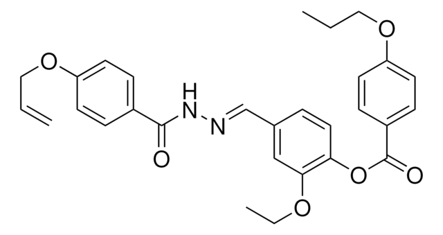 4-(2-(4-(ALLYLOXY)BENZOYL)CARBOHYDRAZONOYL)-2-ETHOXYPHENYL 4-PROPOXYBENZOATE AldrichCPR