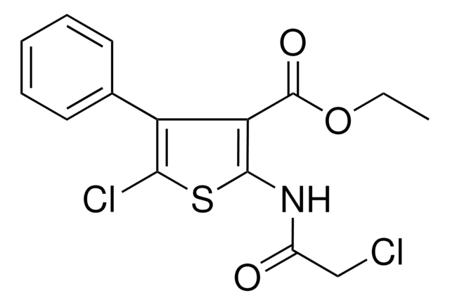 5-CL-2-(2-CHLORO-ACETYLAMINO)-4-PHENYL-THIOPHENE-3-CARBOXYLIC ACID ETHYL ESTER AldrichCPR