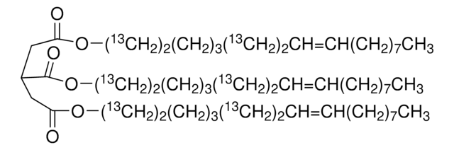 Glyceryl tri(oleate-2,3,7,8-13C4) 99 atom % 13C, 98% (CP)
